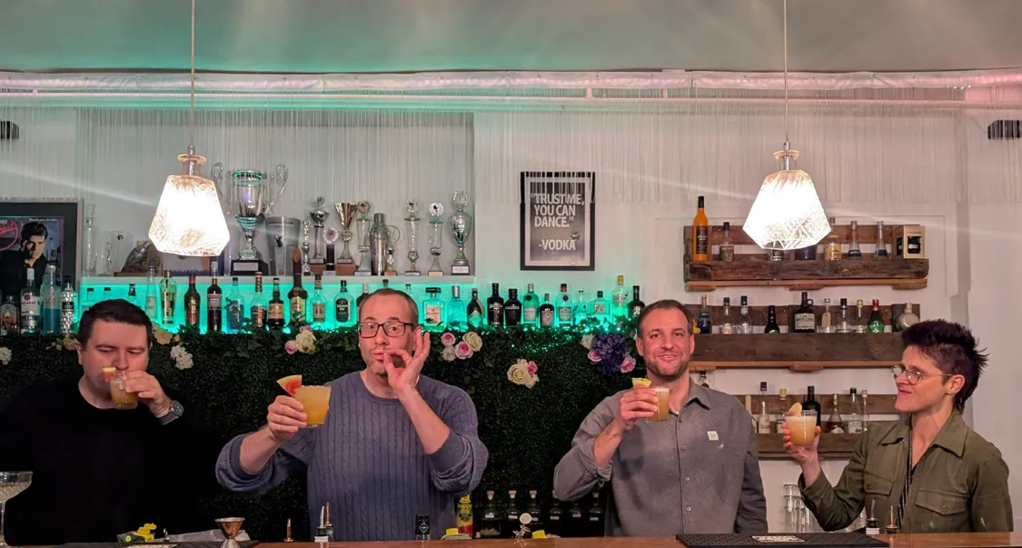 A team evening out